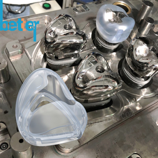 LSR液体硅胶鼻罩呼吸医疗器械配件高透精密模具定制