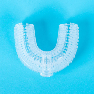 U型液态硅胶电动牙刷替换刷头食品懒人牙刷C型儿童口含声波式厂家